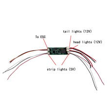 Load image into Gallery viewer, Led driver for DIY electric skateboard 12V Tail Light 5V strip lights
