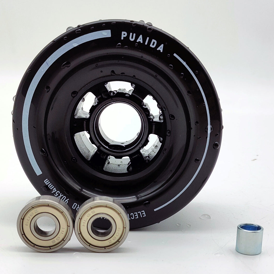 90 mm wheels for puaida electric skateboard ,Upgrade Your Ride: Single 90mm Wheel for Electric Skateboard - Elevate your skateboarding experience with this high-quality 90mm wheel. Perfect as a replacement or upgrade, it offers optimal traction and durability for a smoother and more enjoyable ride.